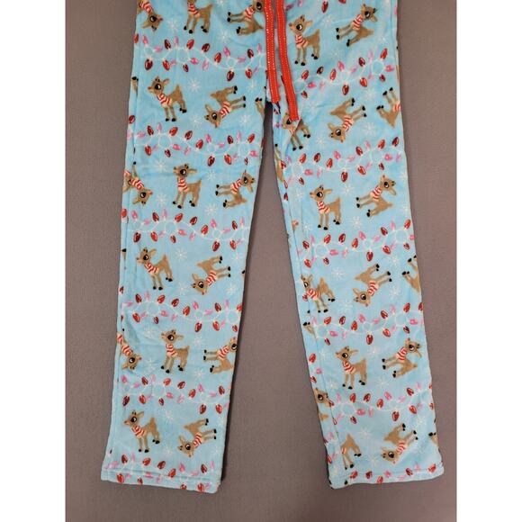 Rudolph Womens Pajama Pants Rudolph Plush Fleece PJ Pants Size Large - Picture 4 of 10